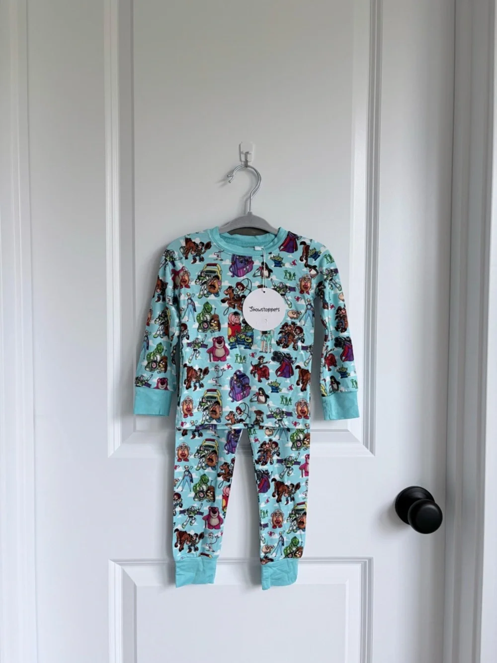 🧸Showstoppers Disney Pixar Toy Story Bamboo Two Piece Pajama Set NWT *RARE*